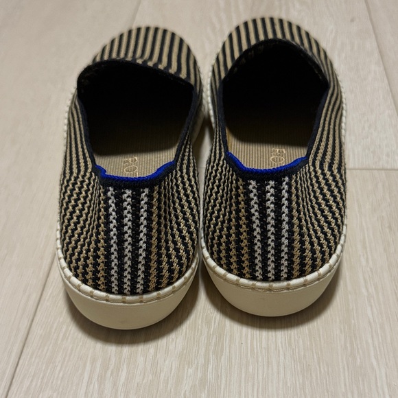 Rothy's The Original Slip-On Sneakers in Black and Tan Women Shoes - Picture 7 of 11